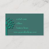 Carte De Visite Devenez écolo (Dos)