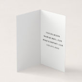 Carte De Visite Devis en gras (Intérieur)