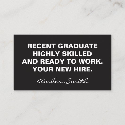 Carte De Visite Devis en gras (Devant)