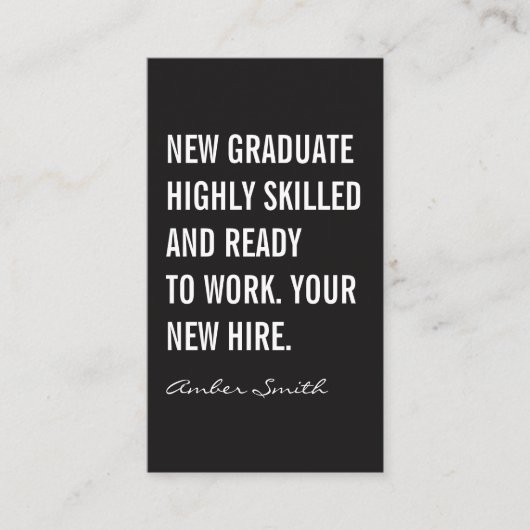 Carte De Visite Devis en gras (Devant)