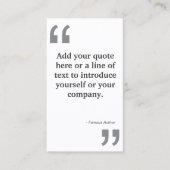 Carte De Visite DEVIS en gris sur blanc (Devant)