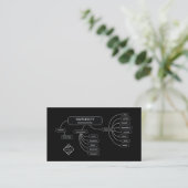 Carte De Visite Devoir sourcé (Debout devant)