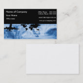 Carte de visite d'expédition de fret (Devant / Derrière)