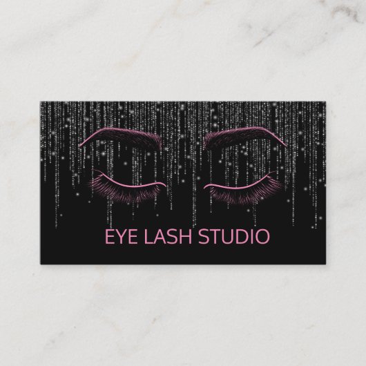 Carte de visite d'extension d'oeil personnalisé (Devant)