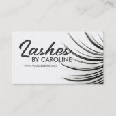 Carte de visite d'extensions Eyelash minimaliste (Devant)