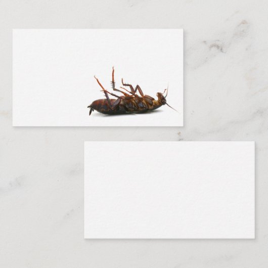 Carte de visite d'exterminateur (Devant / Derrière)