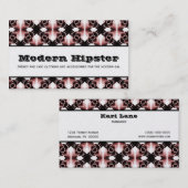 Carte de visite d'extravagance radieuse, Cabernet (Devant / Derrière)