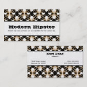 Carte de visite d'extravagance radieuse, Or (Devant / Derrière)