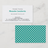 Carte De Visite Dezent mit Punkt (Devant / Derrière)