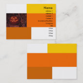 Carte de visite d'Halloween (Devant / Derrière)