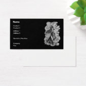 Carte de visite d'Halloween sorcière et poupée (Bureau)