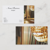 Carte de visite d'harpe (Devant / Derrière)