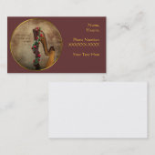 Carte de visite d'harpe (Devant / Derrière)