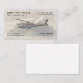 Carte de visite d'hélicoptère militaire (Devant / Derrière)