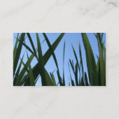 Carte de visite d'herbe (Dos)