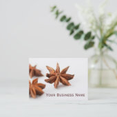 Carte de visite d'herbe et d'épice (Debout devant)