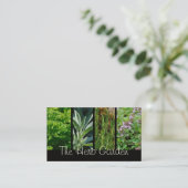 Carte de visite d'herbes (Debout devant)