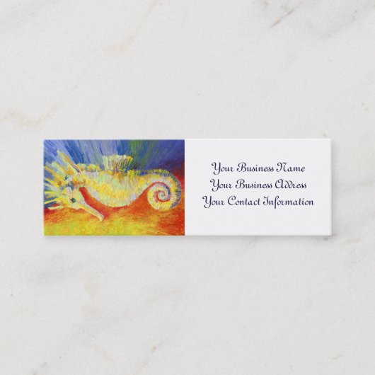 Carte de visite d'hippocampe (Devant)