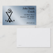 Carte de visite d'hockey (Devant / Derrière)