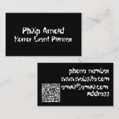 Carte de visite d'horreur (Devant / Derrière)