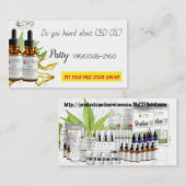 carte de visite d'huile cbd (Devant / Derrière)