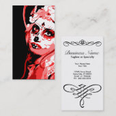 Carte De Visite dia de los muertos (Devant / Derrière)