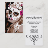 Carte De Visite dia de los muertos (Devant / Derrière)