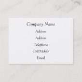 CARTE DE VISITE DIABLE (Dos)