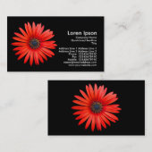 Carte De Visite Diable rouge - noir (Devant / Derrière)