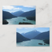 Carte De Visite Diablo Lake Washington State Nature Photography (Devant / Derrière)