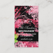 Carte De Visite Diadème sauvage minable de jardin de (Dos)