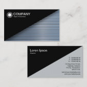 Carte De Visite Diagonal V2 - Noir - Tubes Chrome (Devant / Derrière)