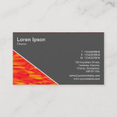 Carte De Visite Diagonal V3 - 70pc Grey - Abstrait 080716(011) (Dos)