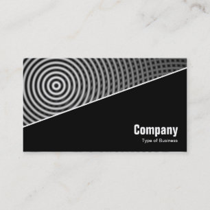 Carte De Visite Diagonal V3 - Noir - Abstrait 090716(02)