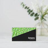 Carte De Visite Diagonal V3 - Noir - Abstrait 120716(07) (Debout devant)