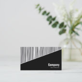 Carte De Visite Diagonal V3 - Noir - Abstrait 130716(02) (Debout devant)