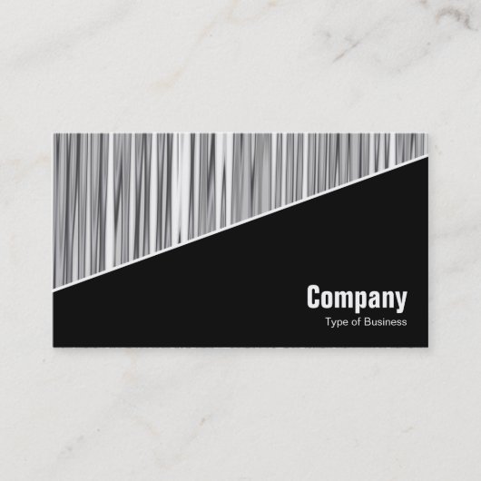Carte De Visite Diagonal V3 - Noir - Abstrait 130716(02) (Devant)