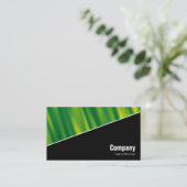 Carte De Visite Diagonal V3 - Noir - Onde verte (Debout devant)