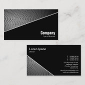 Carte De Visite Diagonal V3 - Noir - Pool électrique (Devant / Derrière)