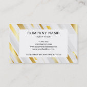 Carte De Visite Diagonale Abstraite (Dos)