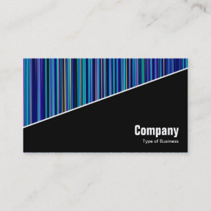 Carte De Visite Diagonale V3 - Noir - Abstrait 120716(012)