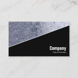 Carte De Visite Diagonale V3 - Noir - Bulles de Savon 03