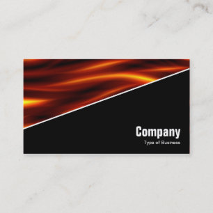 Carte De Visite Diagonale V3 - Noir - Vent Chaud
