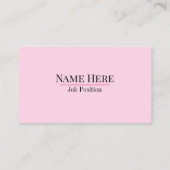 Carte De Visite Diagramme de l'oeil (Dos)