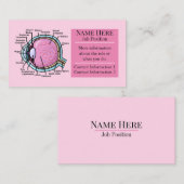 Carte De Visite Diagramme de l'oeil (Devant / Derrière)