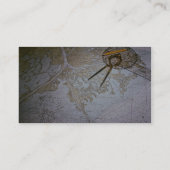 Carte De Visite Diagramme marin et boussole, diviseur (Dos)