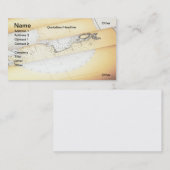 Carte De Visite Diagramme nautique (Devant / Derrière)