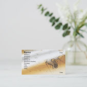 Carte De Visite Diagramme nautique (Debout devant)