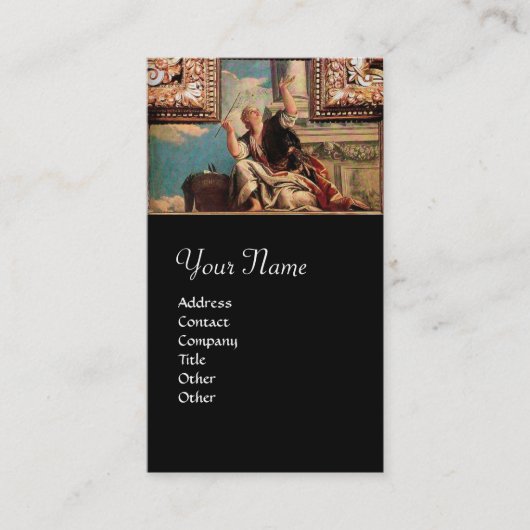 Carte De Visite Dialectique, brun, noir (Devant)