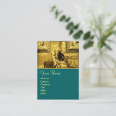 Carte De Visite DIALECTIQUE, jaune or (Debout devant)